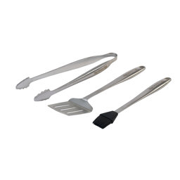 Zeige Details für Big Green Egg Premium Long Handle Grillbesteck-Set, Edelstahl Bild von Big Green Egg Premium Long Handle Grillbesteck-Set, Edelstahl