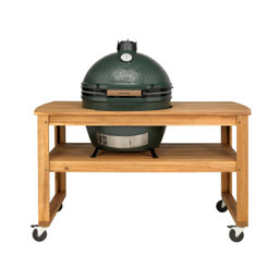 Show details for Big Green Egg Akazien Holztisch für XLarge Egg Picture of Big Green Egg Akazien Holztisch für XLarge Egg