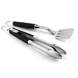 Show details for Weber Premium Grillbesteck kompakt, 2-teilig Edelstahl (6645) Picture of Weber Premium Grillbesteck kompakt, 2-teilig Edelstahl (6645)