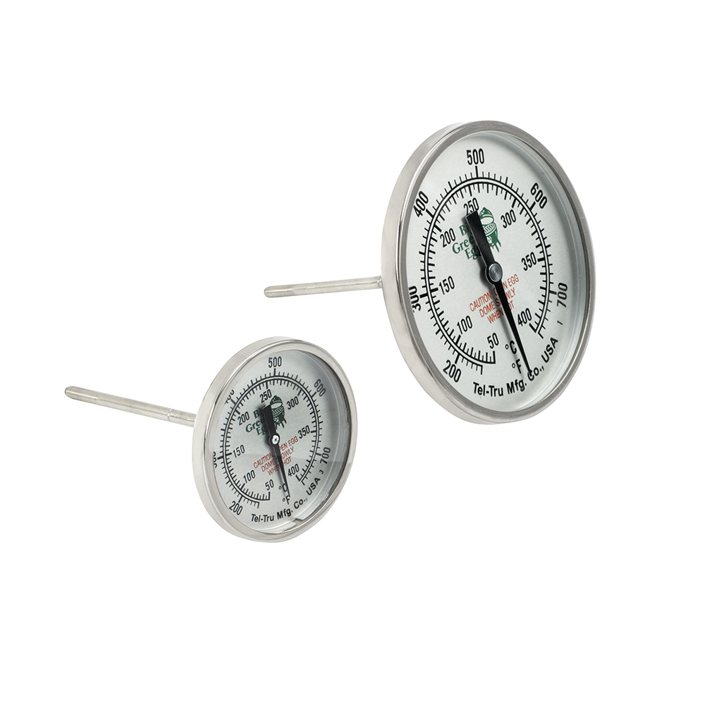 Bild von Big Green Egg Ersatz Deckelthermometer Tel-Tru® für M, S, MX, MN – 5 cm Durchmesser