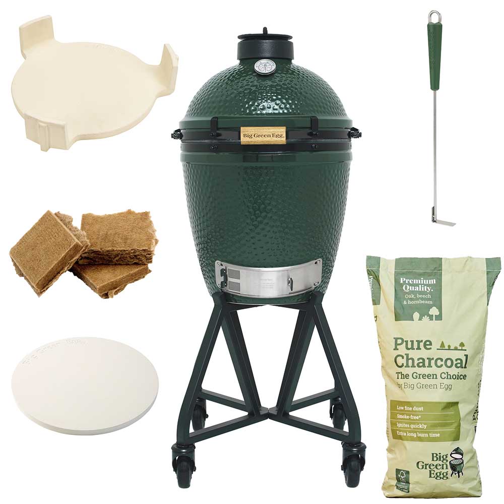 Bild von Big Green Egg Grill Medium Starter-Paket