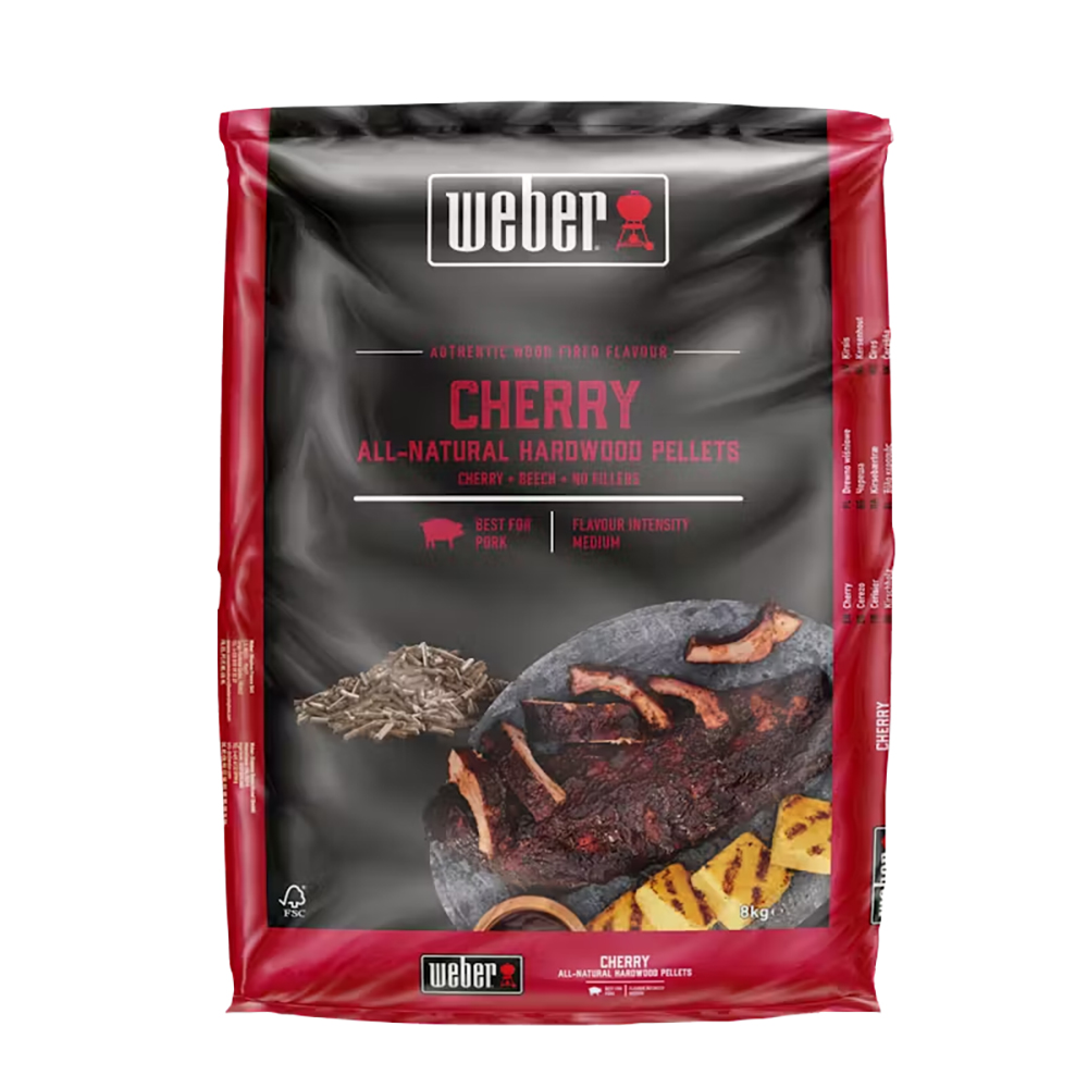 Bild von Weber Holzpellets Kirschholz 8Kg FSC