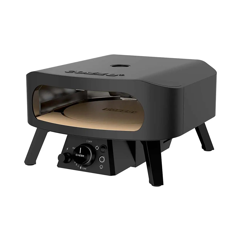 Bild von Cozze 13" Gas-Pizzaofen Classic Rotate – Black Edition inkl. CH-Regler
