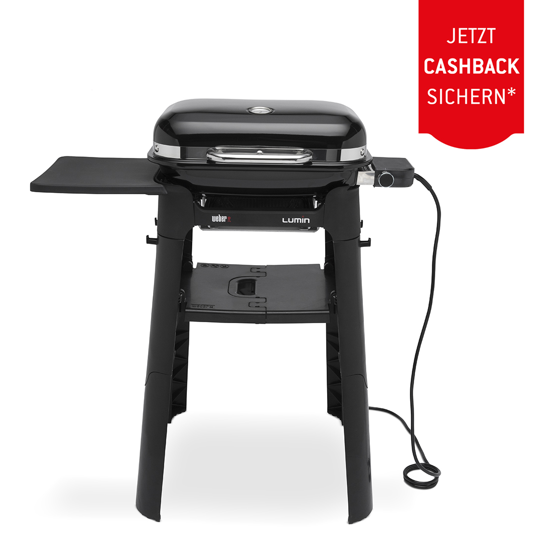 Picture of Weber Lumin Compact mit Stand Black Elektrogrill (91010894) + 50.– Cashback