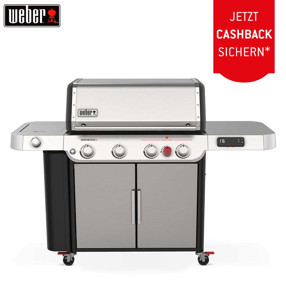 Bild von Weber Genesis SX-435 Edelstahl Smart Gasgrill (36600094) + 150.– Cashback