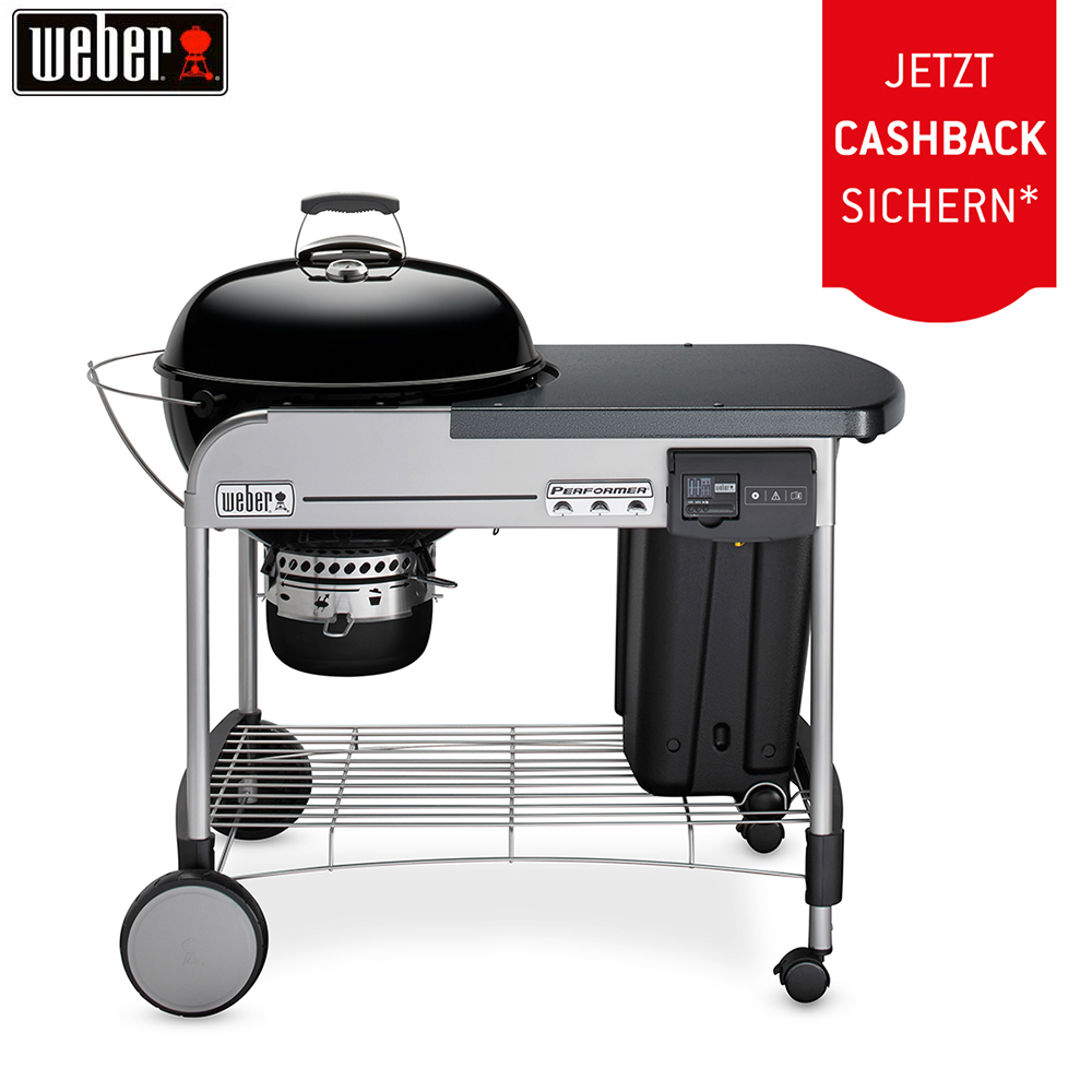 Picture of Weber Performer Deluxe GBS 57 cm Black Holzkohlegrill (15501004) + 50.– Cashback