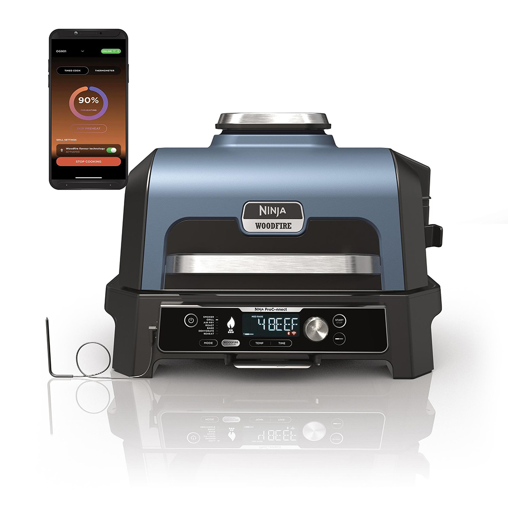 Ninja Elektrogrill Woodfire Pro Connect XL