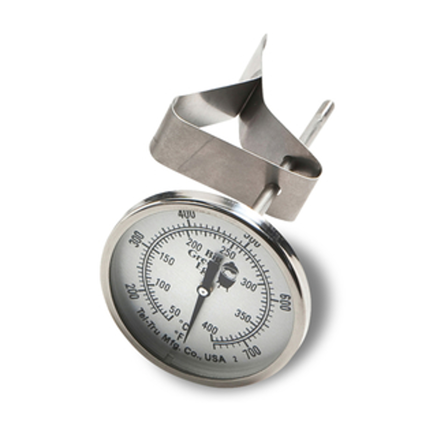 Bild von Big Green Egg Ersatz Deckelthermometer Tel-Tru® für XXL, XL und L – 8 cm Durchmesser